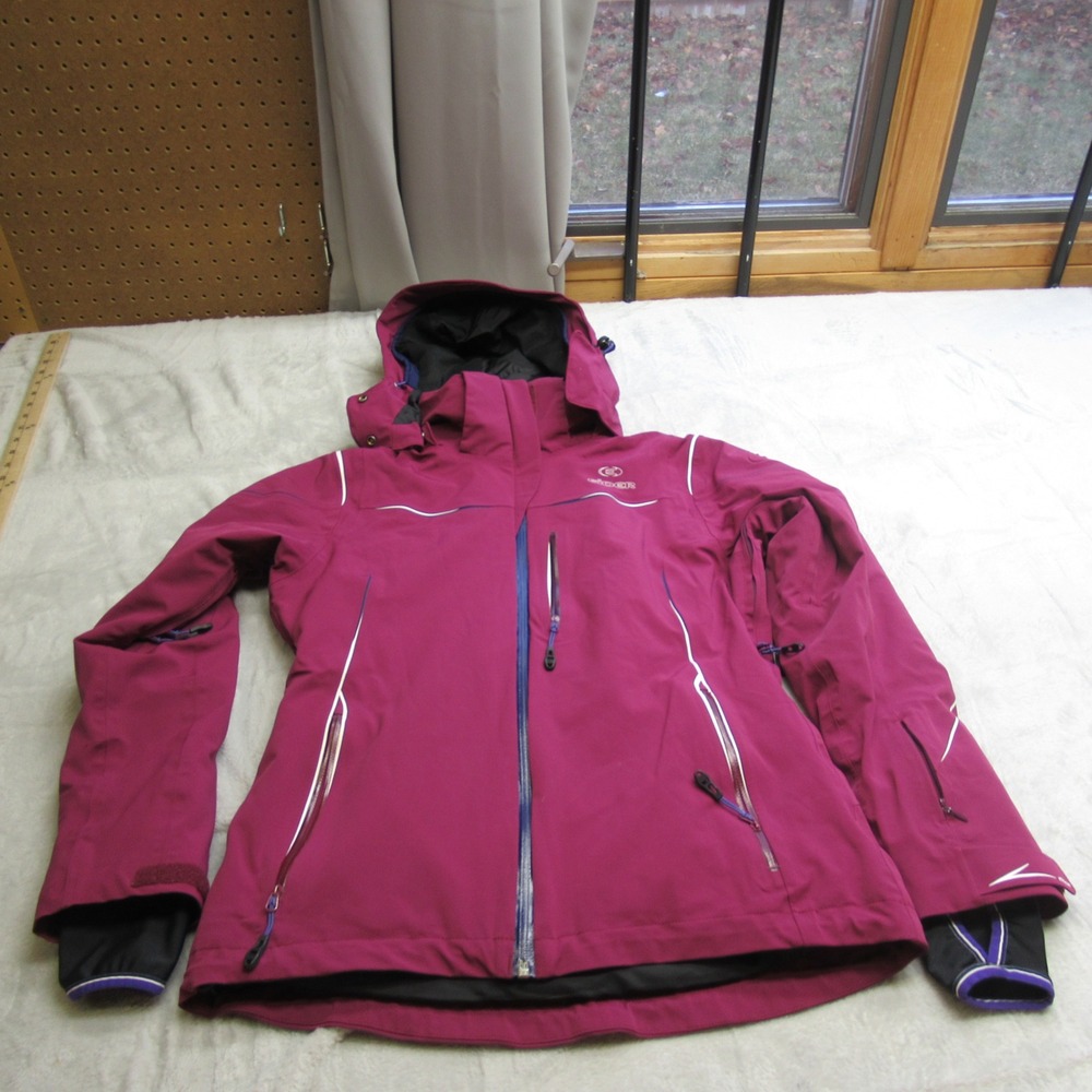 Eider Jacket Womens 6 Purple Naeba Defender 2LS Waterproof Insulated Full Zip
